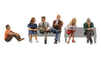 Woodland Scenics A2129 People Sitting - N Scale - view 5