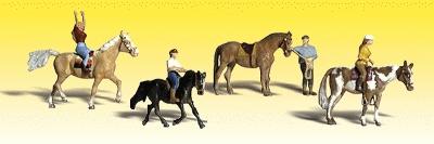 Woodland Scenics A2159 Horseback Riders - N Scale - product image
