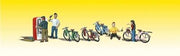 Woodland Scenics A2194 Bicycle Buddies - N Scale - product image