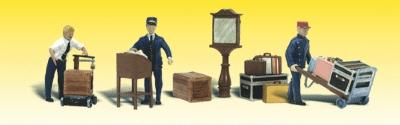 Woodland Scenics A2211 Depot Workers & Accessories - N Scale - product image