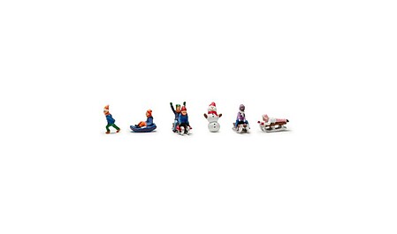 Woodland Scenics A2221 Children Sledding - N Scale - product image