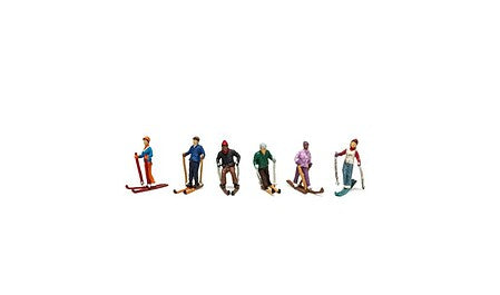 Woodland Scenics A2222 Snow Skiers - N Scale - product image