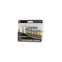 Woodland Scenics US2251 Wired Poles Double Crossbar - N Scale - view 4