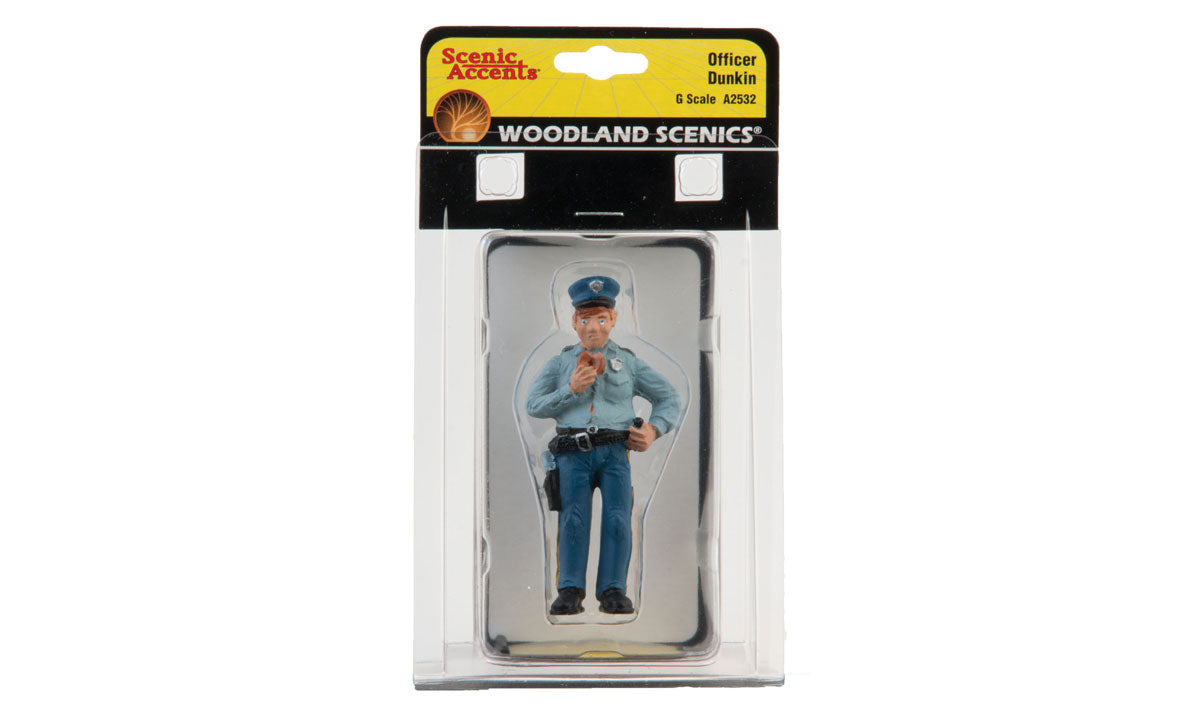 Woodland Scenics Officer Duncan G scale figure