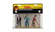 Woodland Scenics Chip Woody and Chopper G scale figures