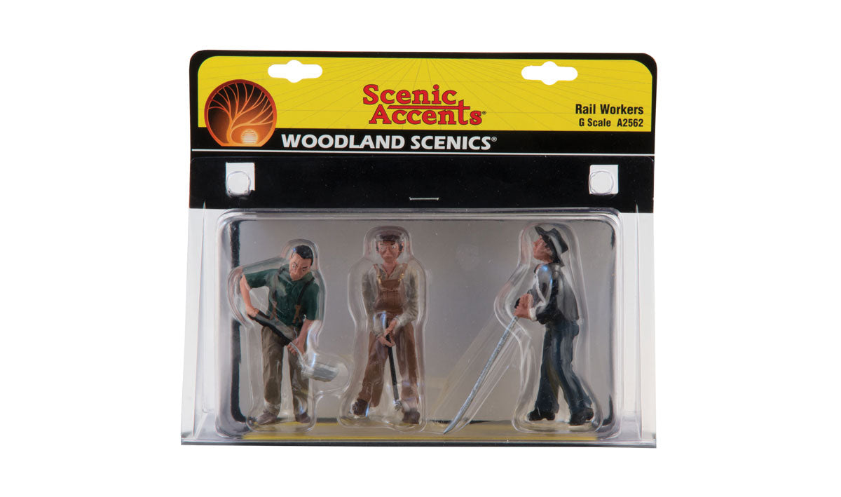 Woodland Scenics Rail Workers G scale figures