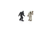 Woodland Scenics A2863 O scale monster figures, Sasquatch and mummy; two-piece set