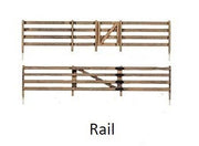 Woodland Scenics A2982 Rail Fence - HO Scale - product image