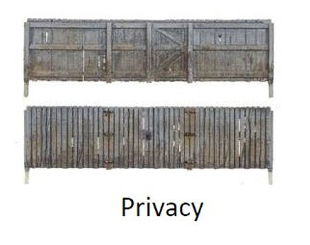 Woodland Scenics A2985 Privacy Fence - HO Scale - product image