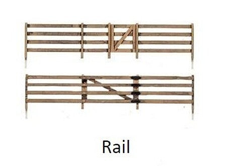 Woodland Scenics A2992 Rail Fence - N Scale - product image