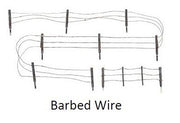 Woodland Scenics A3000 Barbed Wire Fence - O Scale - product image