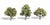 Woodland Scenics TR3509 Early Light Trees - 4 to 5 in - 3 Pack - view 5