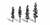 Woodland Scenics TR3561 Standing Timber - 4 to 6 in - 4 Pack - view 5