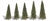 Woodland Scenics TR3565 Forever Green Trees - 2 to 3.5 in - 5 Pack - view 5