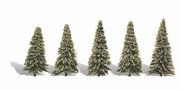 Woodland Scenics TR3566 Blue Needle Trees - 2 to 3.5 in - 5 Pack - view 3