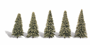 Woodland Scenics TR3566 Blue Needle Trees - 2 to 3.5 in - 5 Pack - view 4