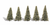 Woodland Scenics TR3566 Blue Needle Trees - 2 to 3.5 in - 5 Pack - view 5