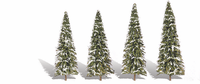 Woodland Scenics TR3567 Dusted Snow Trees - 2 to 3.5 in - 5 Pack - view 3