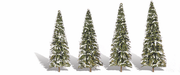 Woodland Scenics TR3567 Dusted Snow Trees - 2 to 3.5 in - 5 Pack - view 4