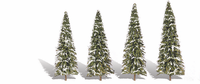 Woodland Scenics TR3567 Dusted Snow Trees - 2 to 3.5 in - 5 Pack - view 4