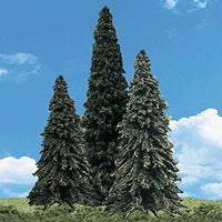 Woodland Scenics TR3568 Forever Green Trees - 3.5 to 5.5 in - 4 Pack - product image