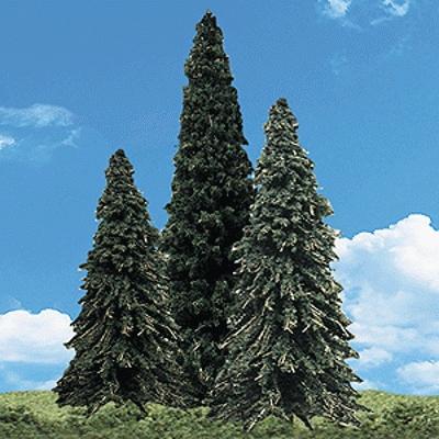 Woodland Scenics TR3568 Forever Green Trees - 3.5 to 5.5 in - 4 Pack - product image
