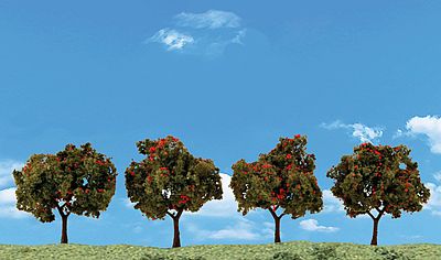 Woodland Scenics TR3591 Apple Trees - 2 to 3 in - 4 Pack - product image