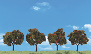Woodland Scenics TR3591 Apple Trees - 2 to 3 in - 4 Pack - view 3