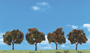 Woodland Scenics TR3591 Apple Trees - 2 to 3 in - 4 Pack - view 4