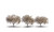 Woodland Scenics TR3594 Cherry Blossom Trees - 1.75 to 2.25 in - 3 Pack - view 5