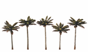 Woodland Scenics TR3597 Palm Trees - 3 to 3.75 in - 5 Pack - view 3