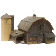 Woodland Scenics BR4932 Old Weathered Barn - Built & Ready - N Scale - view 3