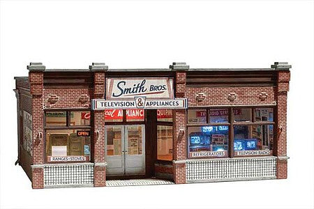 Woodland Scenics BR4959 Smith Brothers TV & Appliance - Built & Ready - N Scale - product image