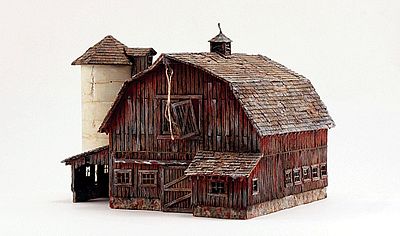 Woodland Scenics BR5038 Old Weathered Barn - Built & Ready - HO Scale - product image