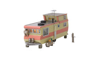 Woodland Scenics BR5061 Double Decker Trailer HO scale model, hitch end and utility details