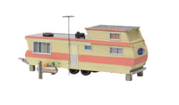 Woodland Scenics BR5061 Double Decker Trailer HO scale model, opposite side and rear view