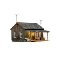 Woodland Scenics BR5065 Rustic Cabin - Built & Ready - HO Scale - view 3