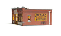 Woodland Scenics BR5069 Smith Brothers TV and Appliance HO scale building, side wall and entrance