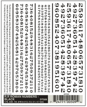 Woodland Scenics D509 Railroad Roman Numbers - Black - view 4