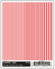 Woodland Scenics D515 Red Stripes Dry Transfers - view 3