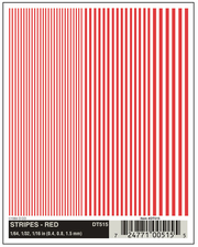 Woodland Scenics D515 Red Stripes Dry Transfers - view 4