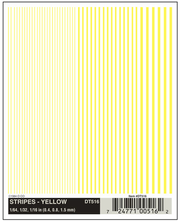Woodland Scenics D516 Yellow Stripes Dry Transfers - view 3