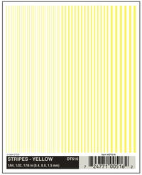 Woodland Scenics D516 Yellow Stripes Dry Transfers - view 3