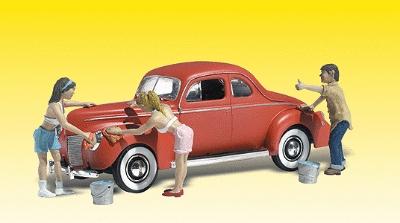 Woodland Scenics N Scale Suds & Shine AutoScenes – AS5339