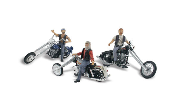 Woodland Scenics AS5344 Bad Boy Bikers N Scale
