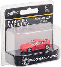 Woodland Scenics AS5369 Red Sport Coupe - HO Scale - product image
