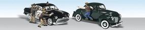 Woodland Scenics HO Scale Getaway Gangsters AutoScenes – AS5540