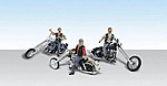Woodland Scenics HO Bad Boy Bikers AutoScenes – AS5554 exact product image