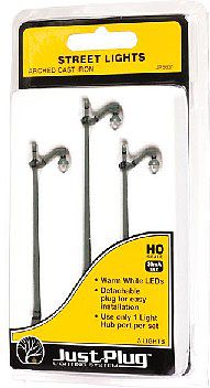 Woodland Scenics JP5631 Arched Cast Iron Street Lights - HO Scale - product image