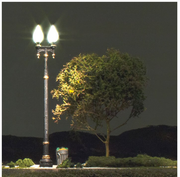 Woodland Scenics JP5632 Double Lamp Post Street Lights - HO Scale - view 4